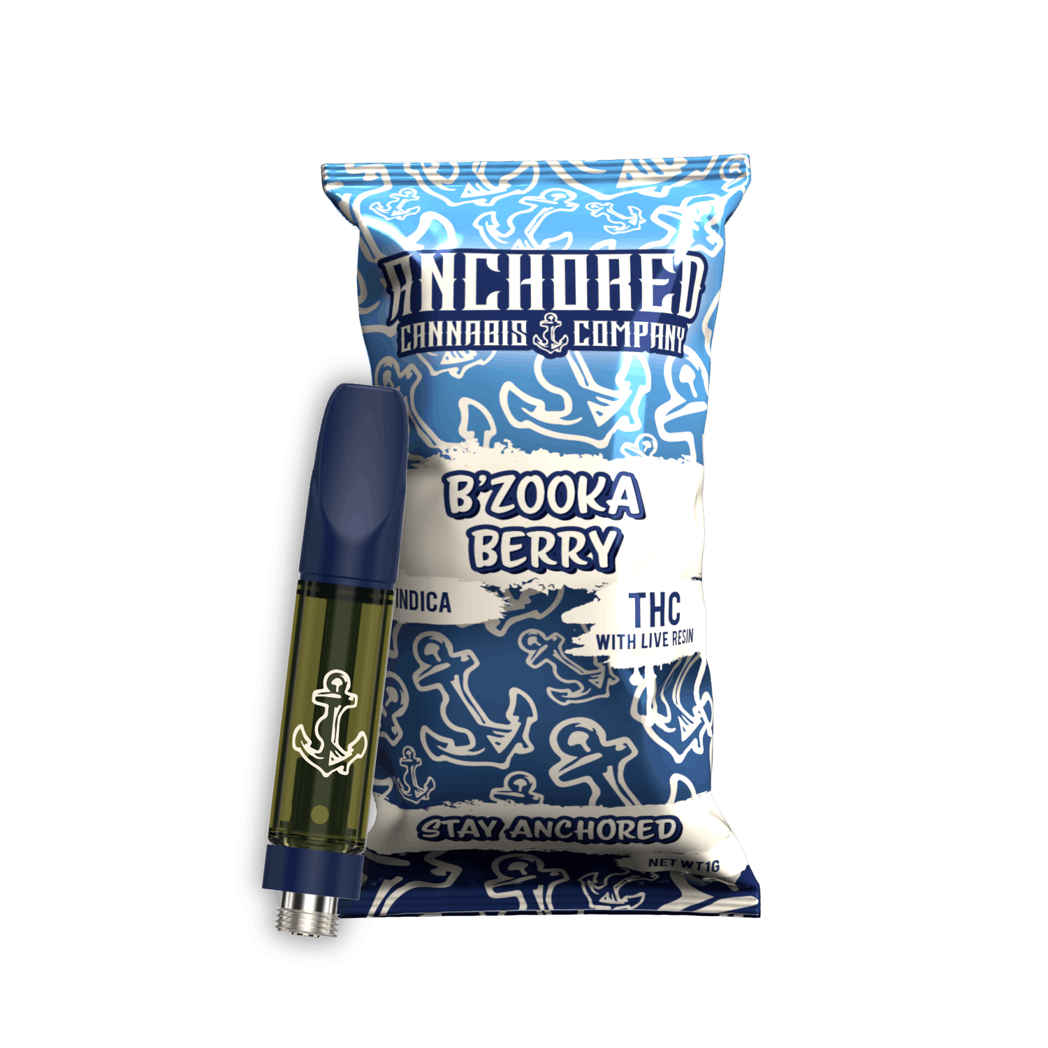 Anchored | Bzooka Berry Cartridge | 1g