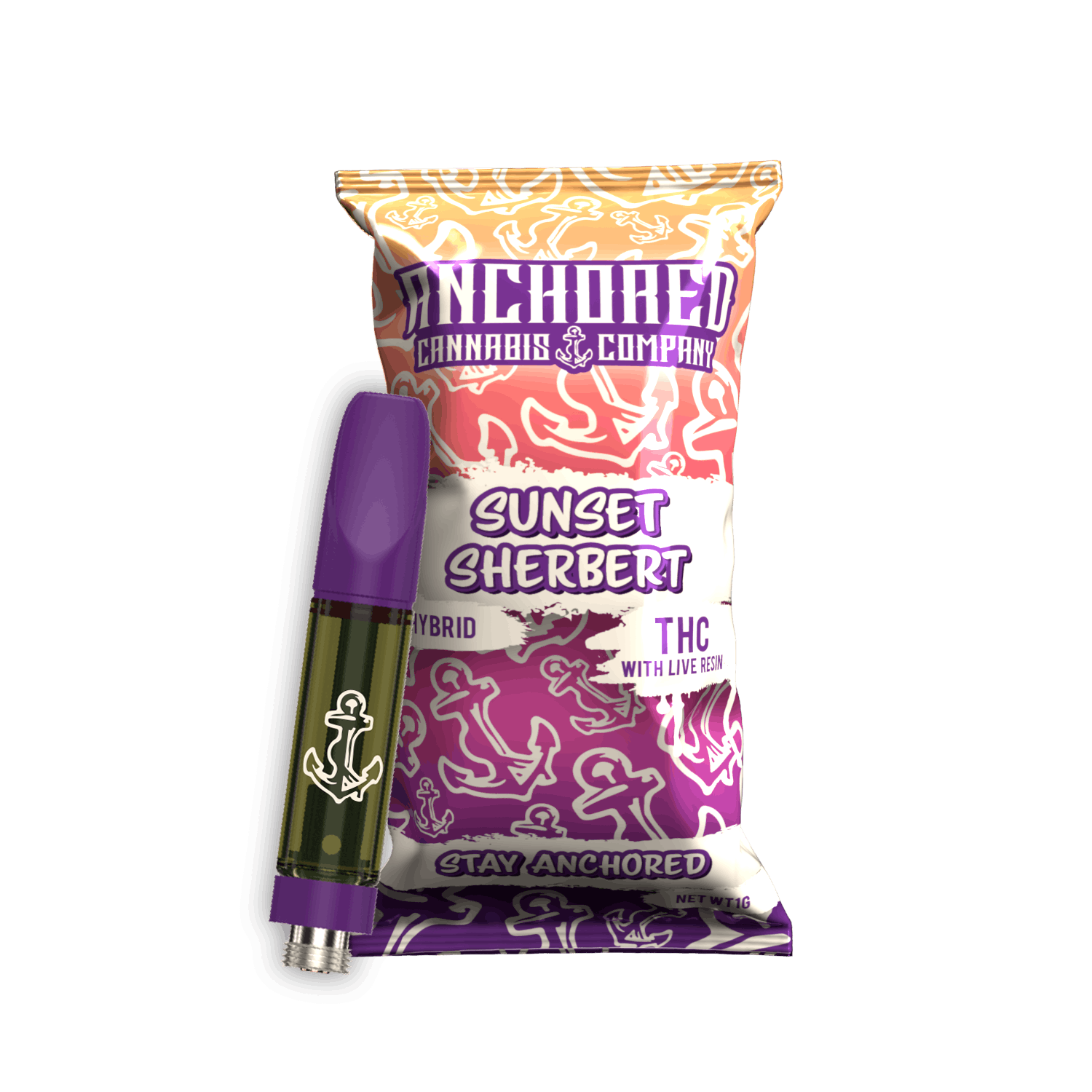 Anchored | Sunset Sherbert Cartridge | 1g
