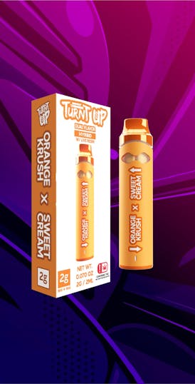 Turnt Up | Orange Kush x Sweet Cream | Disposable 2G