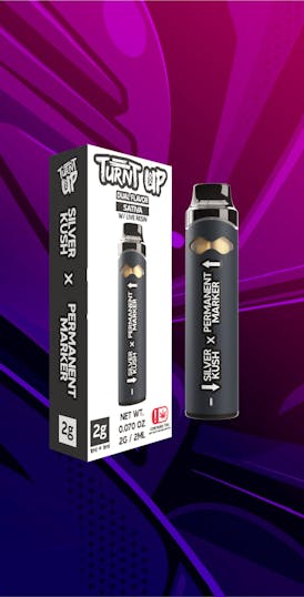 Turnt Up | Silver Kush x Permanent Marker | Disposable 2G