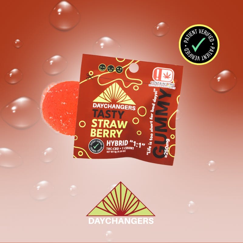 Day Changer | Strawberry Single Gummy | 250mg
