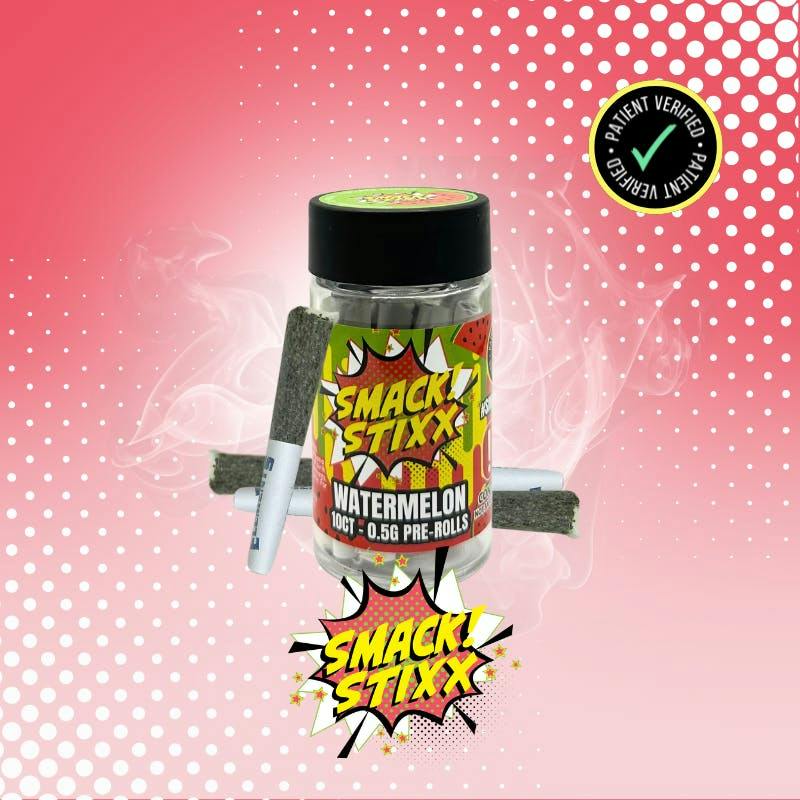 Smack! | Watermelon Pre Roll Pack (10ct) | 5g