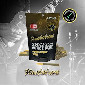 Rockstars | 28g Pre Roll Pack | Super Lemon Haze
