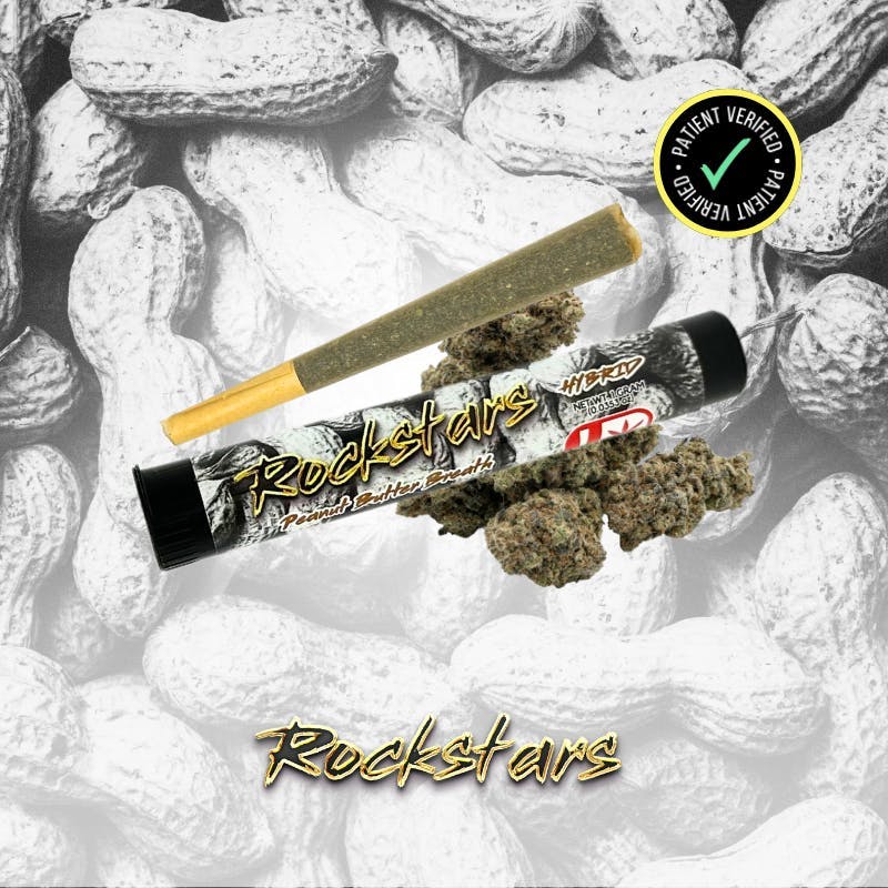 Rockstars | 1g Pre Roll | Peanut Butter Breath