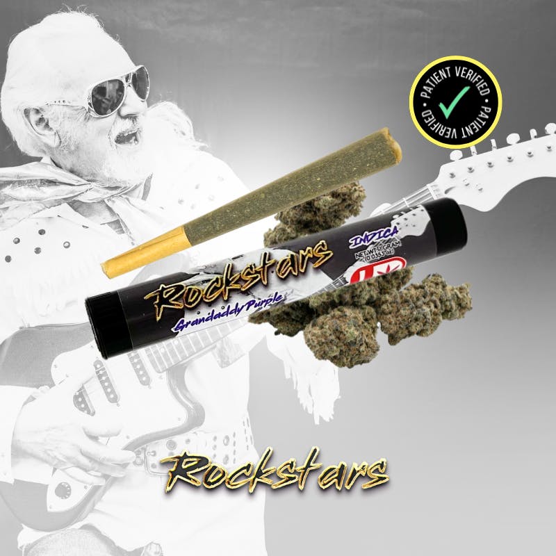 Rockstars | 1g Pre Roll | Granddaddy Purple