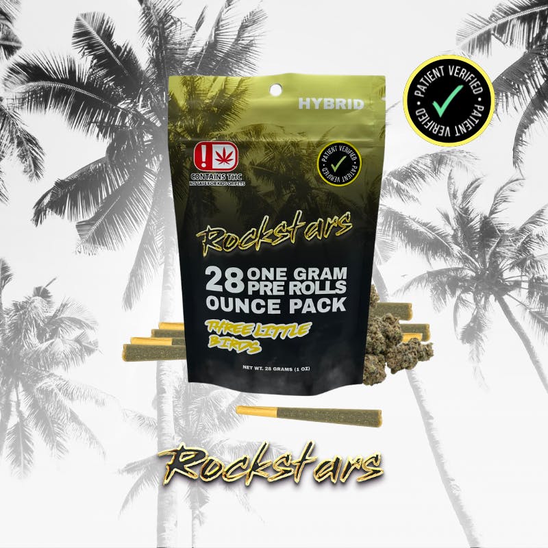 Rockstars | 1g Pre Roll | Three Little Birds