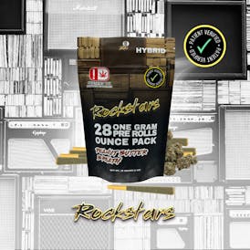 Rockstars | 28g Pre Roll Pack | Peanut Butter Breath