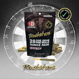 Rockstars | 28g Pre Roll Pack | Grape Ape