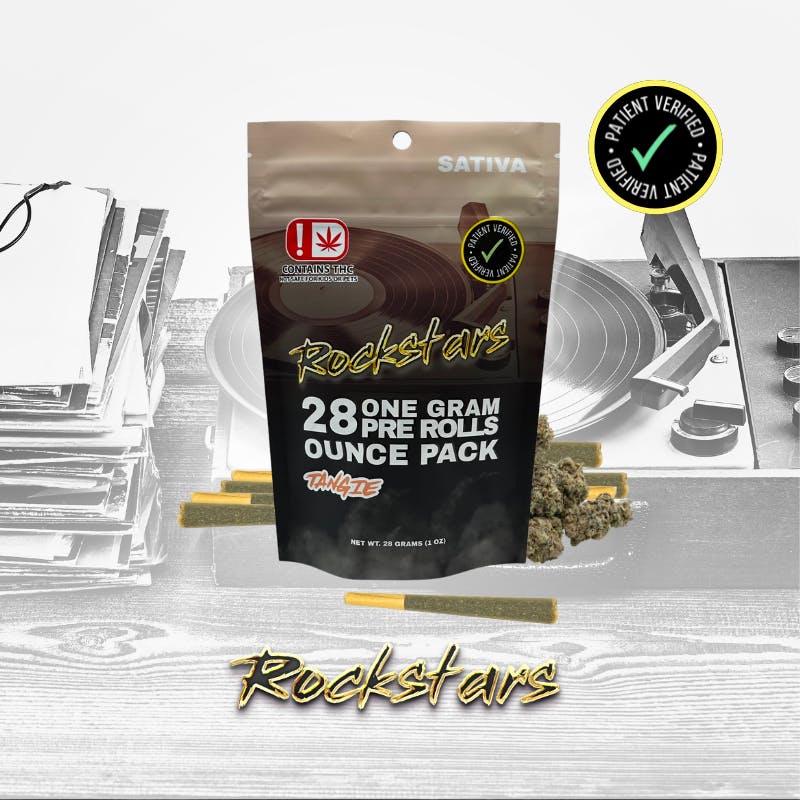 Rockstars | 28g Pre Roll Pack | Tangie