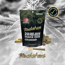 Rockstars | 28g Pre Roll Pack | GMO Cookies