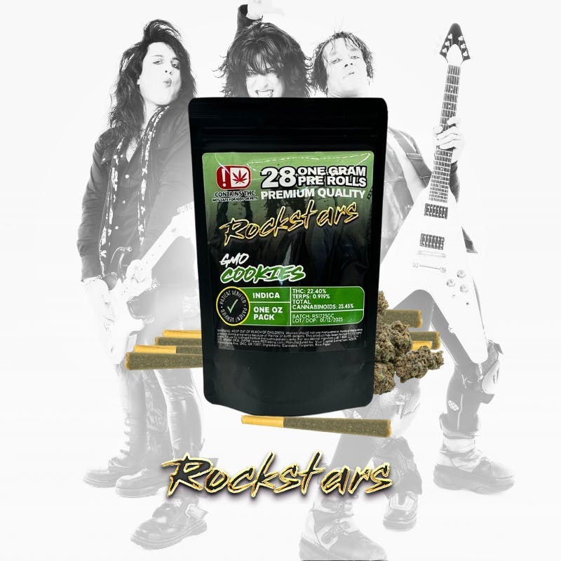 Rockstars | 1g Pre Roll | GMO Cookies by Rockstars