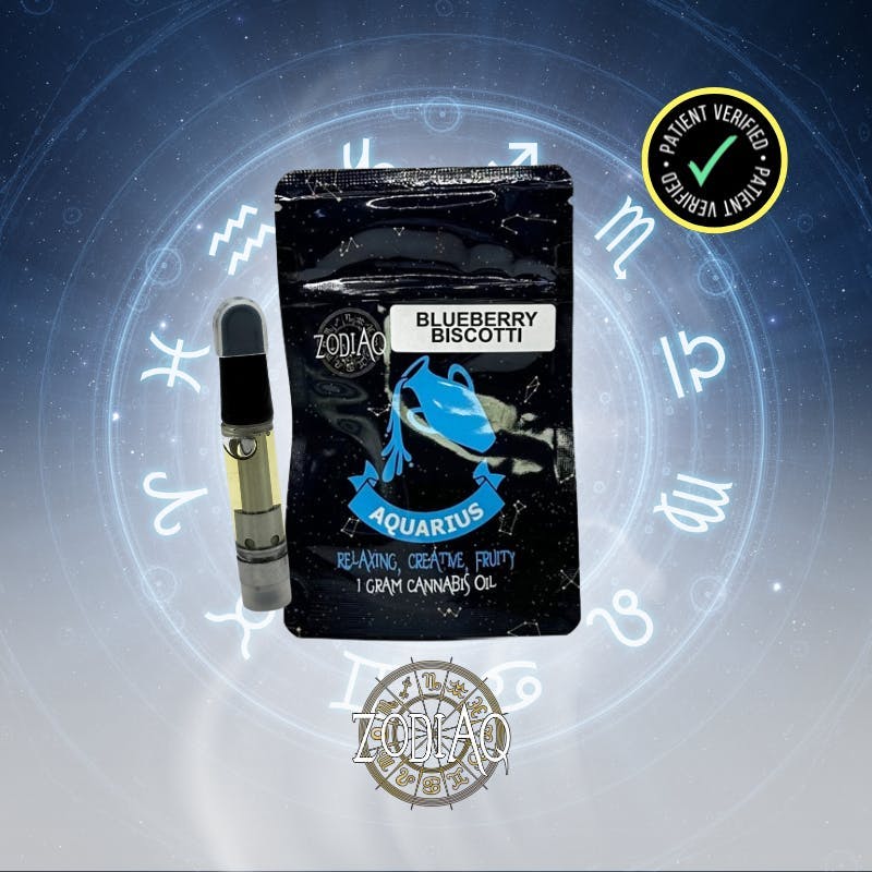 Zodiaq | 1g Cart | Blueberry Biscotti