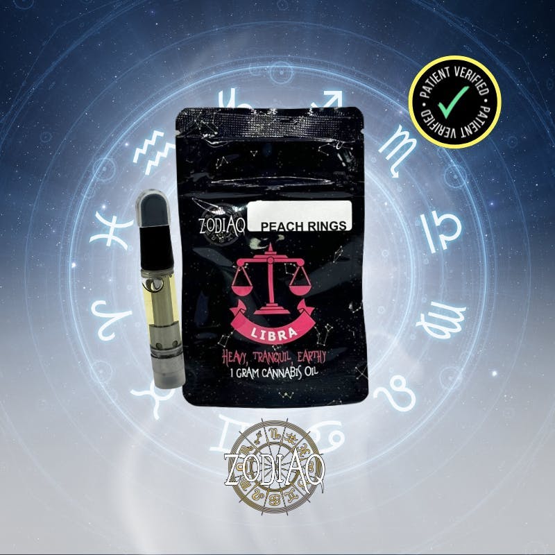 Zodiaq | 1g Cart | Peach Ringz