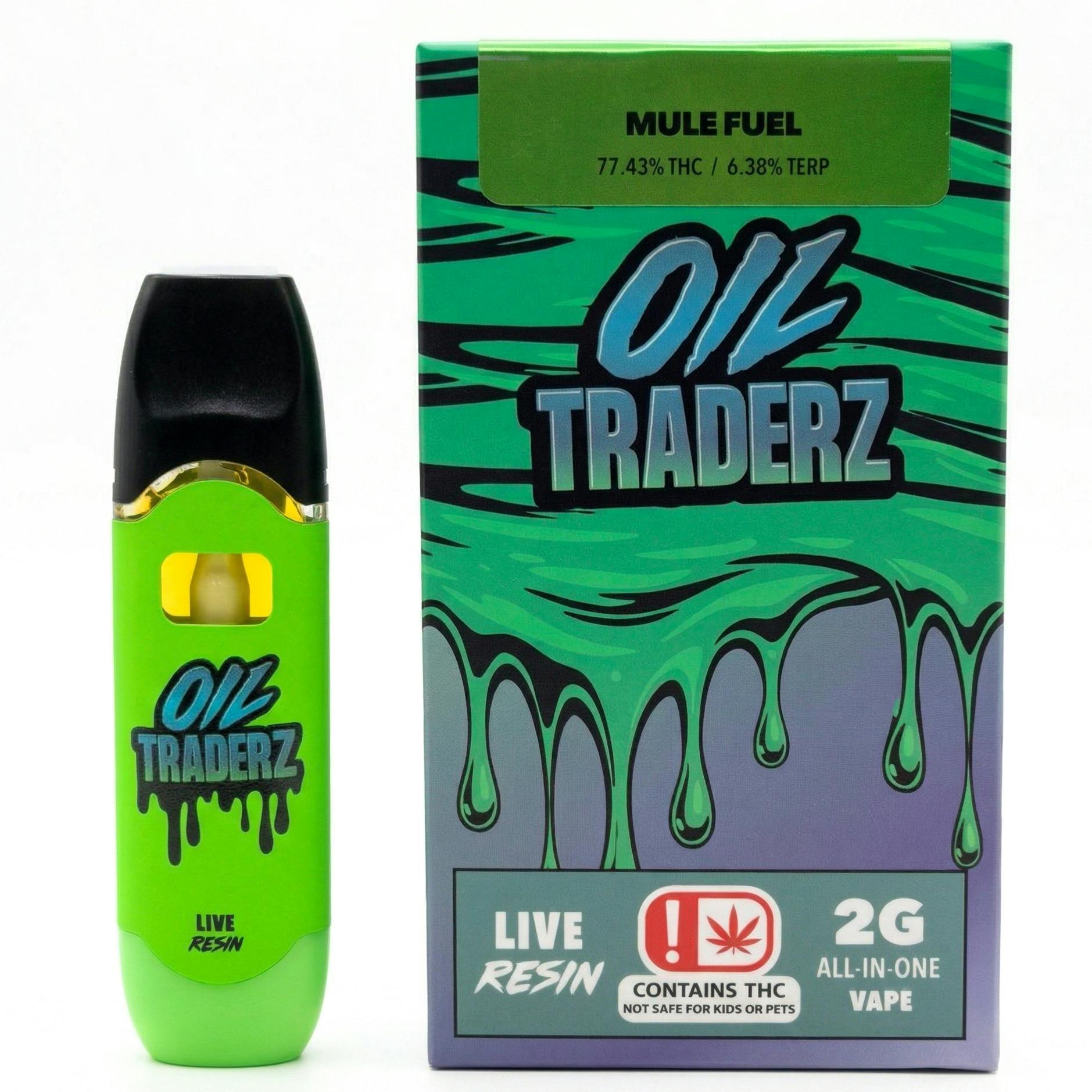 2g Mule Fuel Live Resin Disposable - Oil Traderz (Hybrid) - Oil