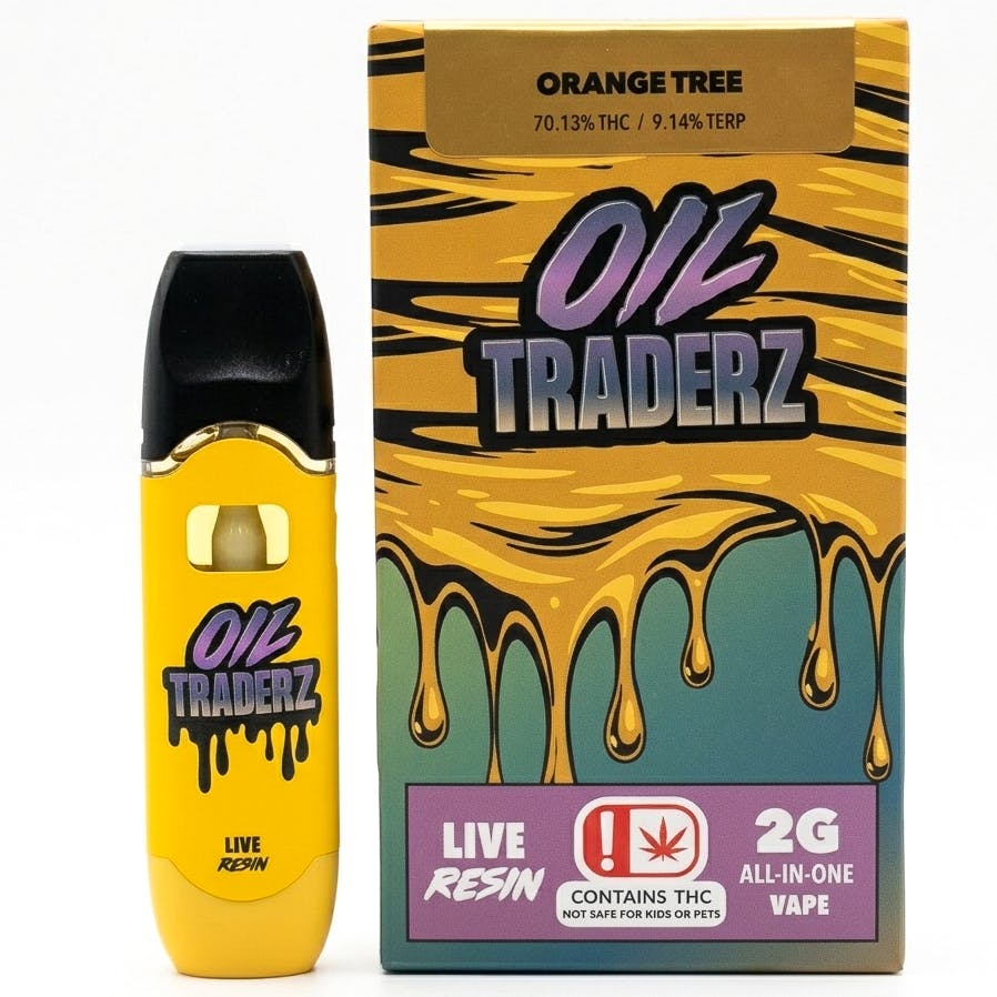 2g Orange Tree Live Resin Disposable - Oil Traderz (Sativa)