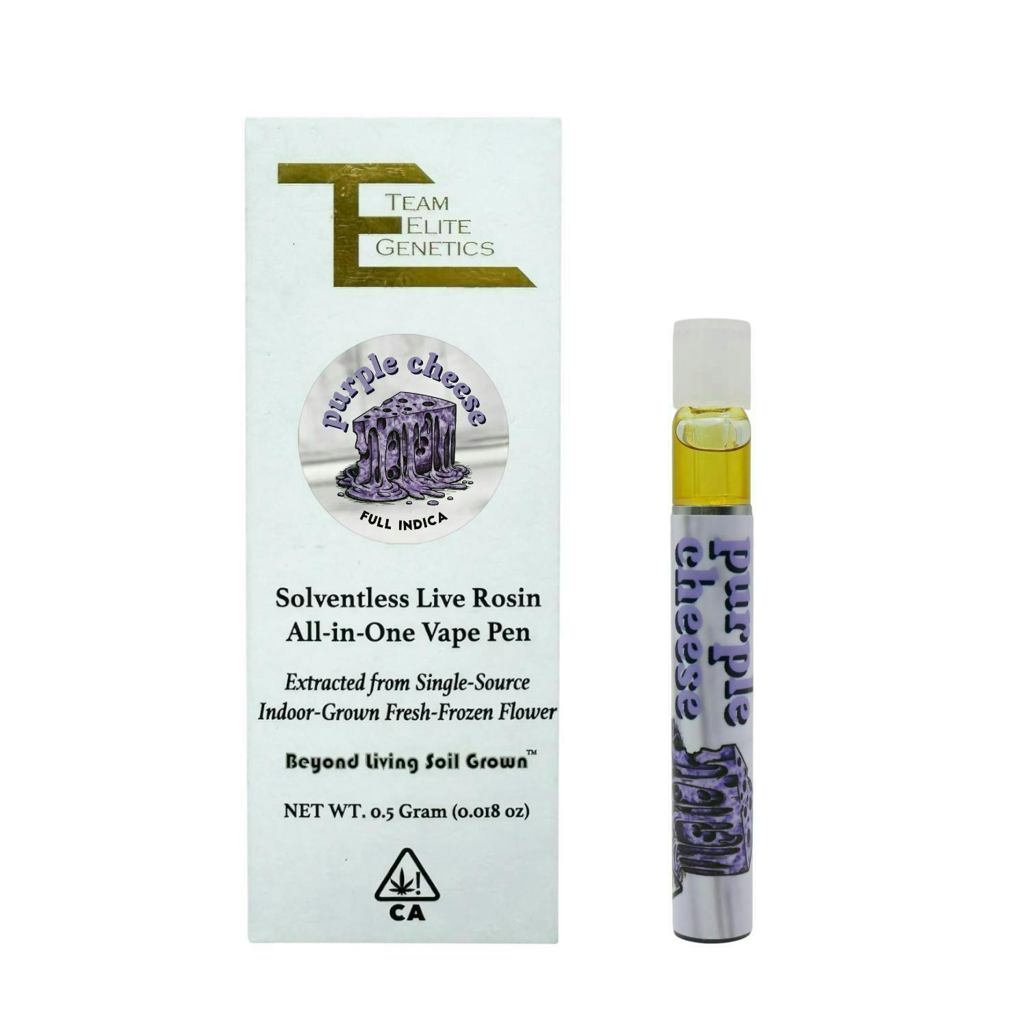 Purple Cheese | Live Rosin Disposable | 0.5g