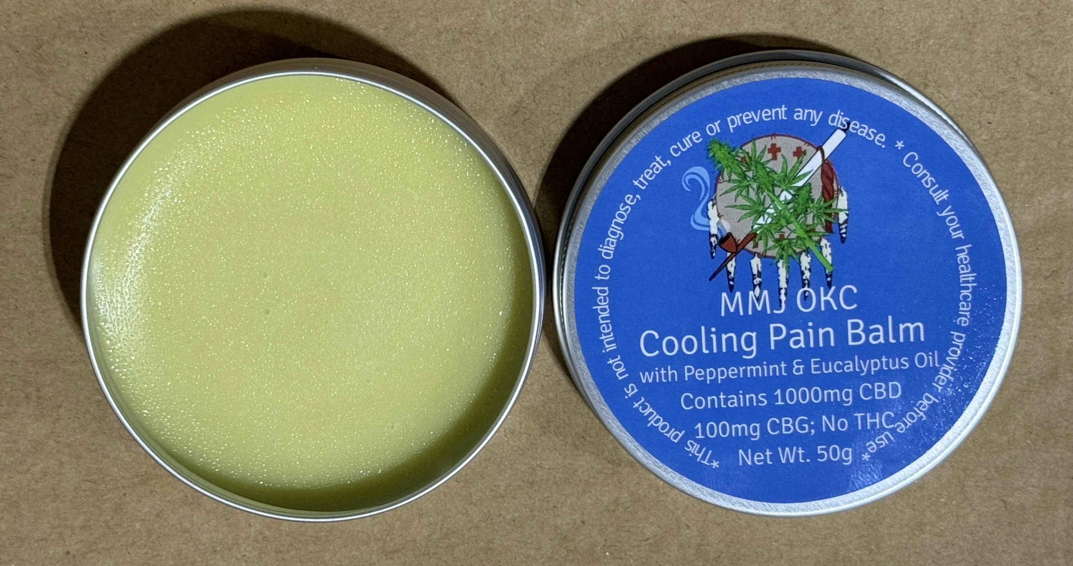 Cooling CBD Pain Balm by MMJ OKC