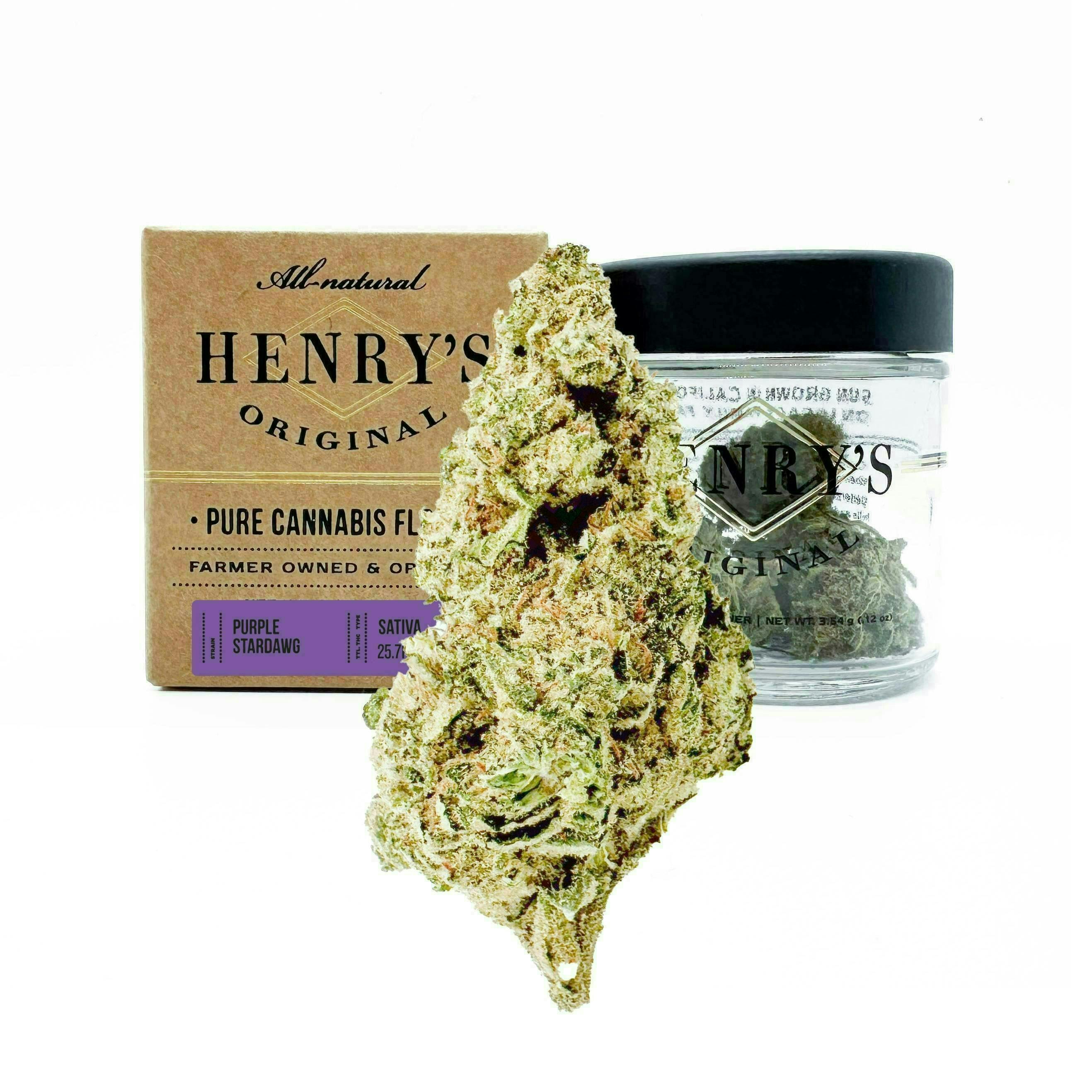 Henry's Original | Purple Stardawg | Jar Big Buds | 3.5g