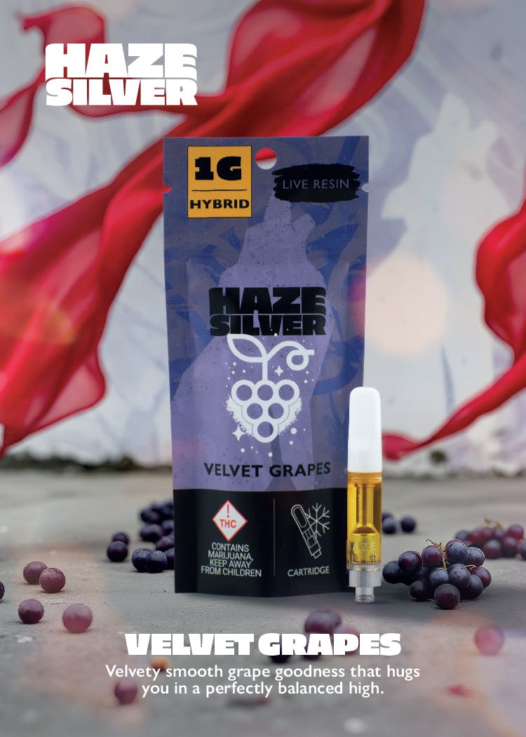 Velvet Grapes | Live Resin Cartridge | 1g