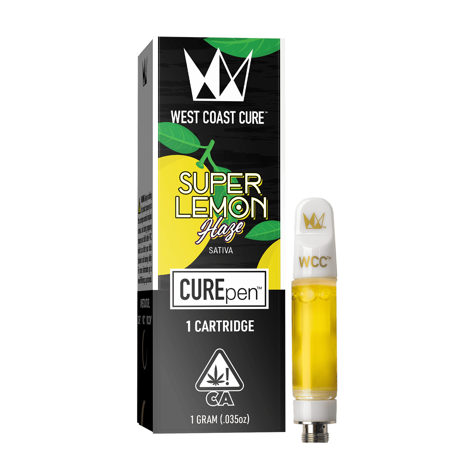 Super Lemon Haze - 1g CUREpen Cartridge (Ceramic) - West Coast Cure