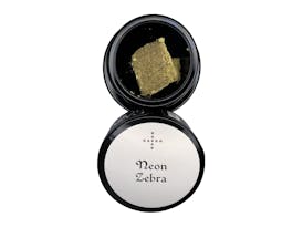 2g Neon Zebra Dry Sift Hash Brick - Casco Botanical.