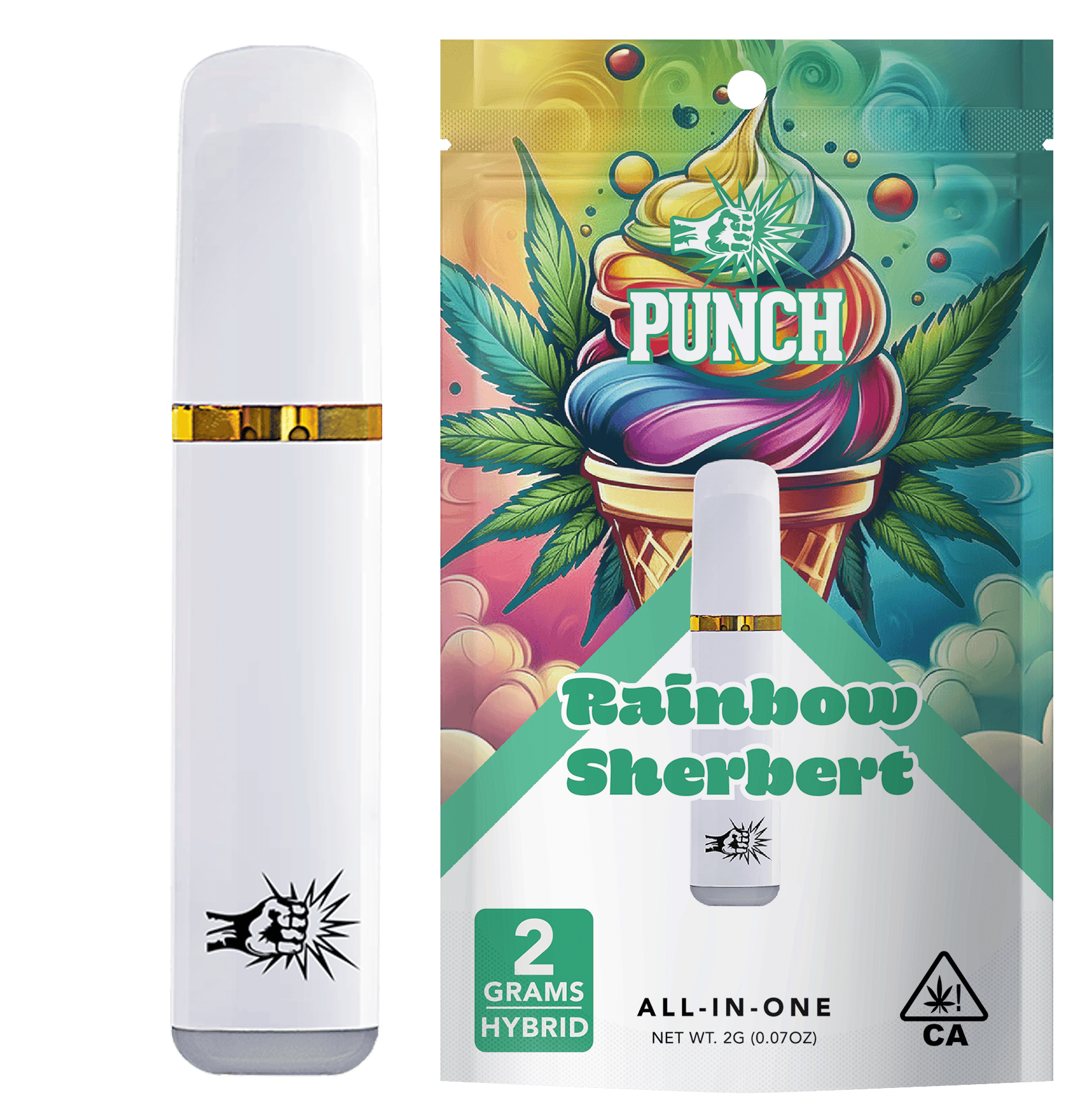PUNCH EDIBLES & EXTRACTS — Rainbow Sherbert