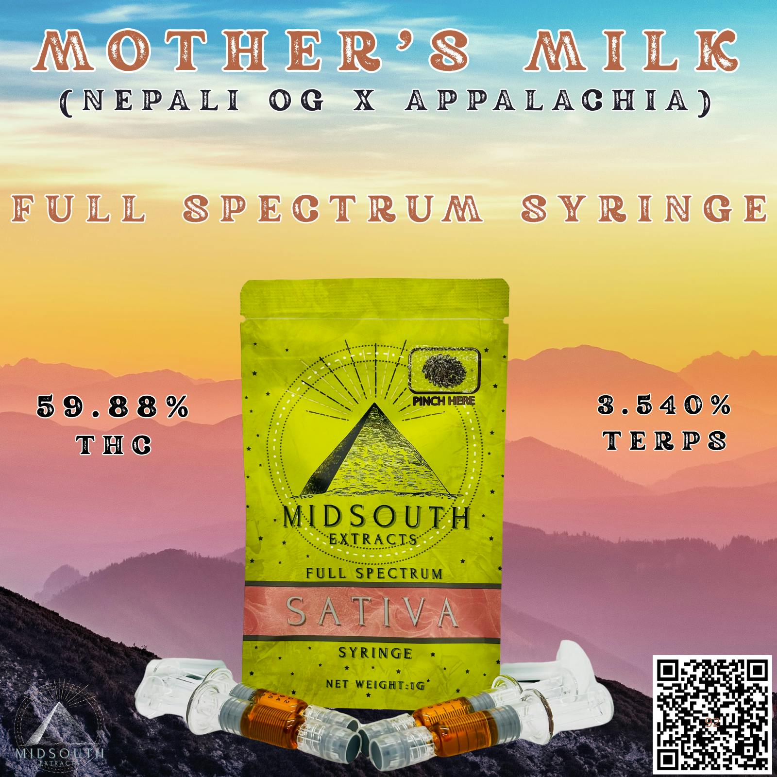 1g Full Spec Syringe - Mother's Milk by MidSouth Extracts