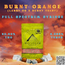 1g Full Spec Syringe - Burnt Orange