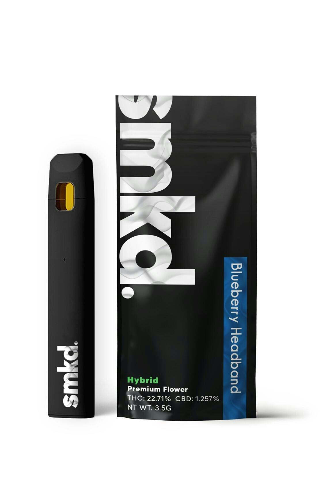 SMKD 1g Disposable Vape - Blueberry Headband