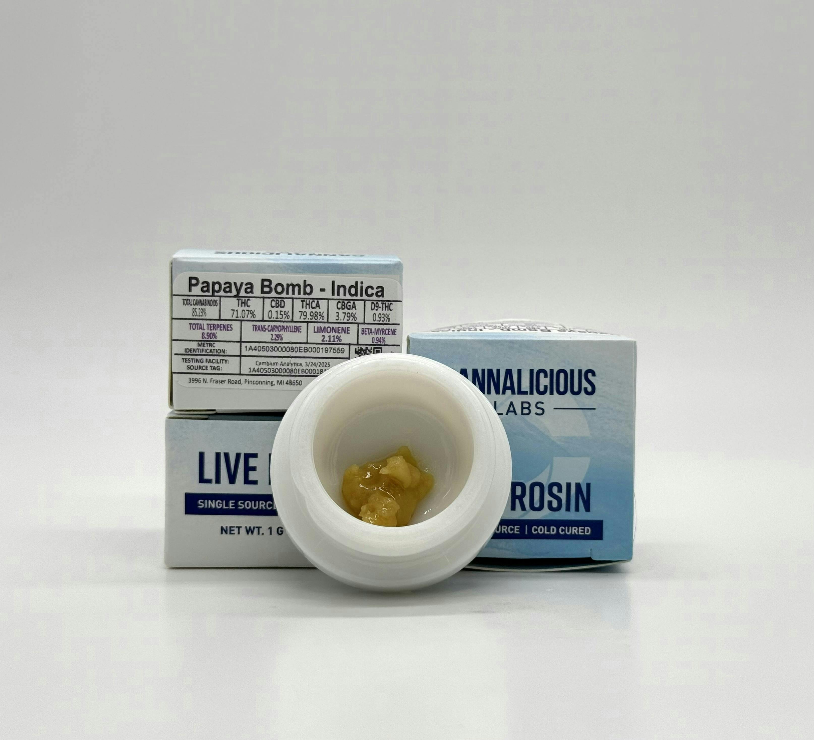 Papaya Bomb | Live Rosin | 1g