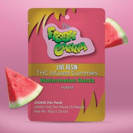 Watermelon Runtz Live Resin Gummies | 200mg 5pk