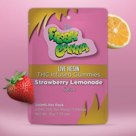 Strawberry Lemonade Live Resin Gummies | 200mg 5pk