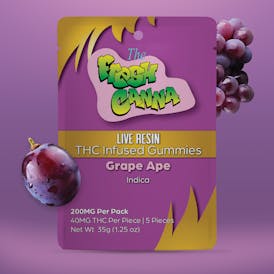 Grape Ape Live Resin Gummies | 200mg 5pk