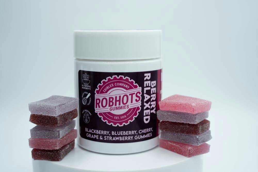 Robhots | Berry Relaxed Gummies | MED | 1000mg | 20ct | 50mg/ea by ROBHOTS