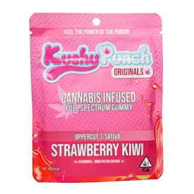 Kushy Punch - Strawberry Kiwi INDIVIDUAL GUMMIES 100MG