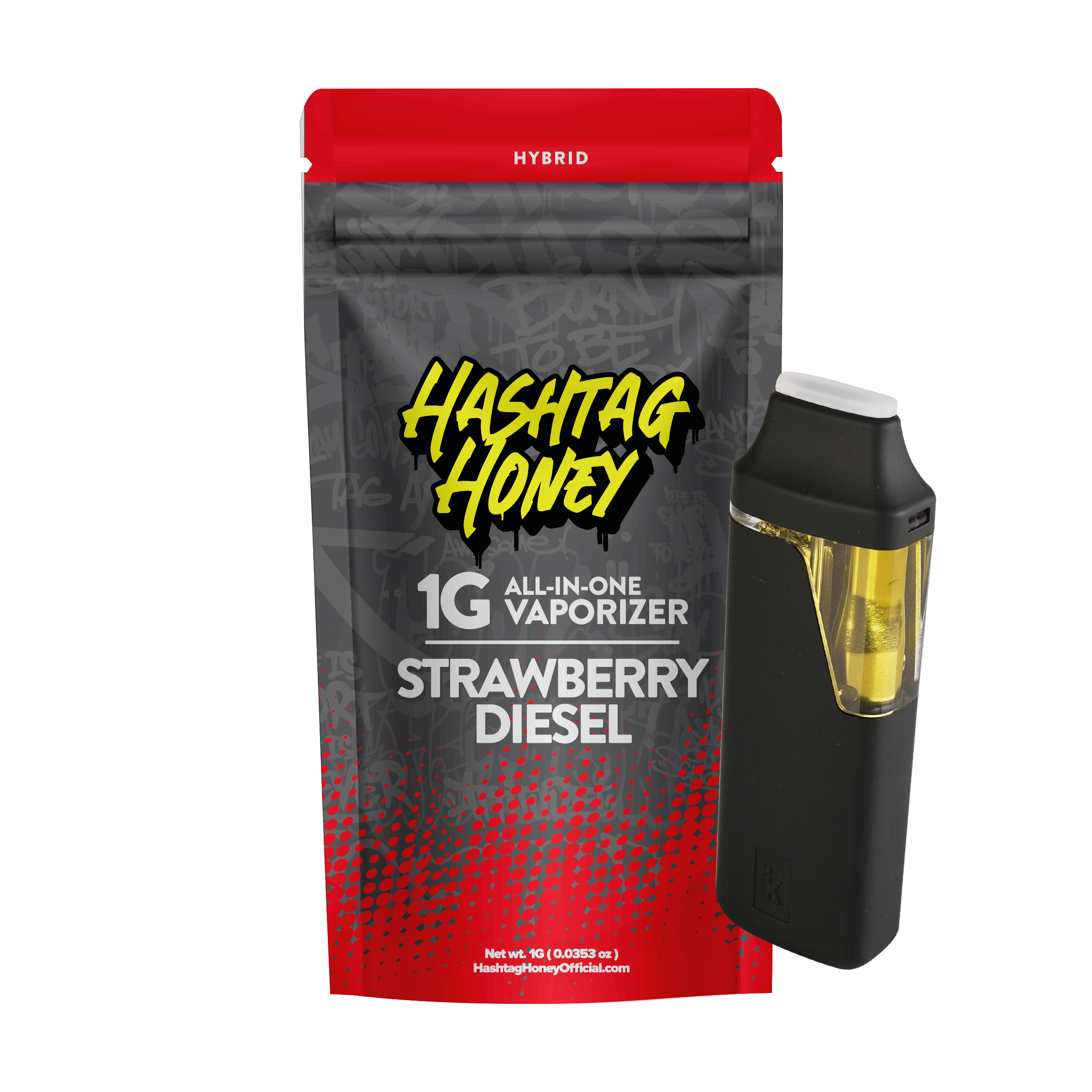 Hashtag Honey | Strawberry Diesel | Disposable | 1g