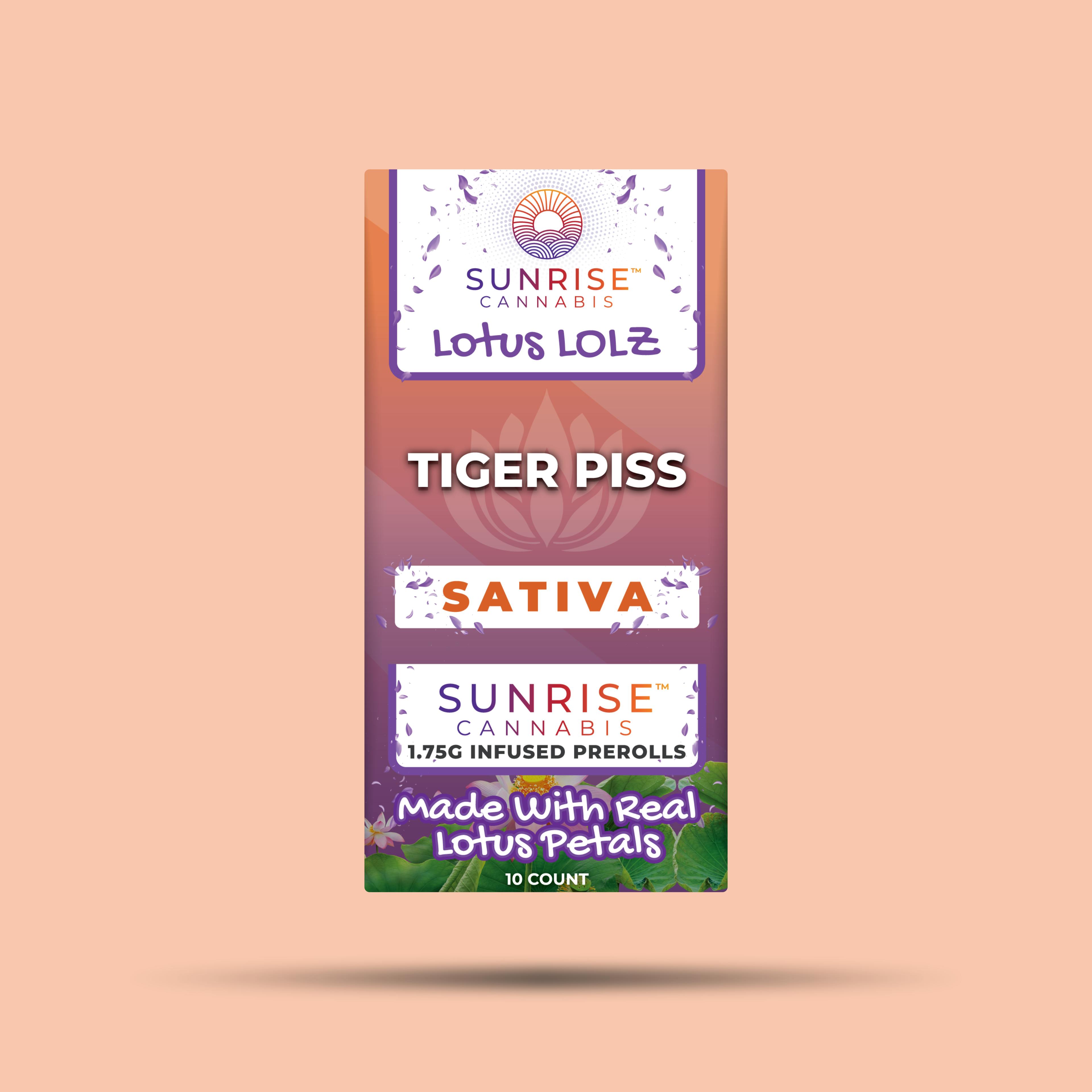Tiger Piss - Lotus LOLZ 1.75g Infused Preroll