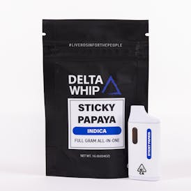 Delta Whip - Sticky Papaya Live Rosin AIO 1000mg