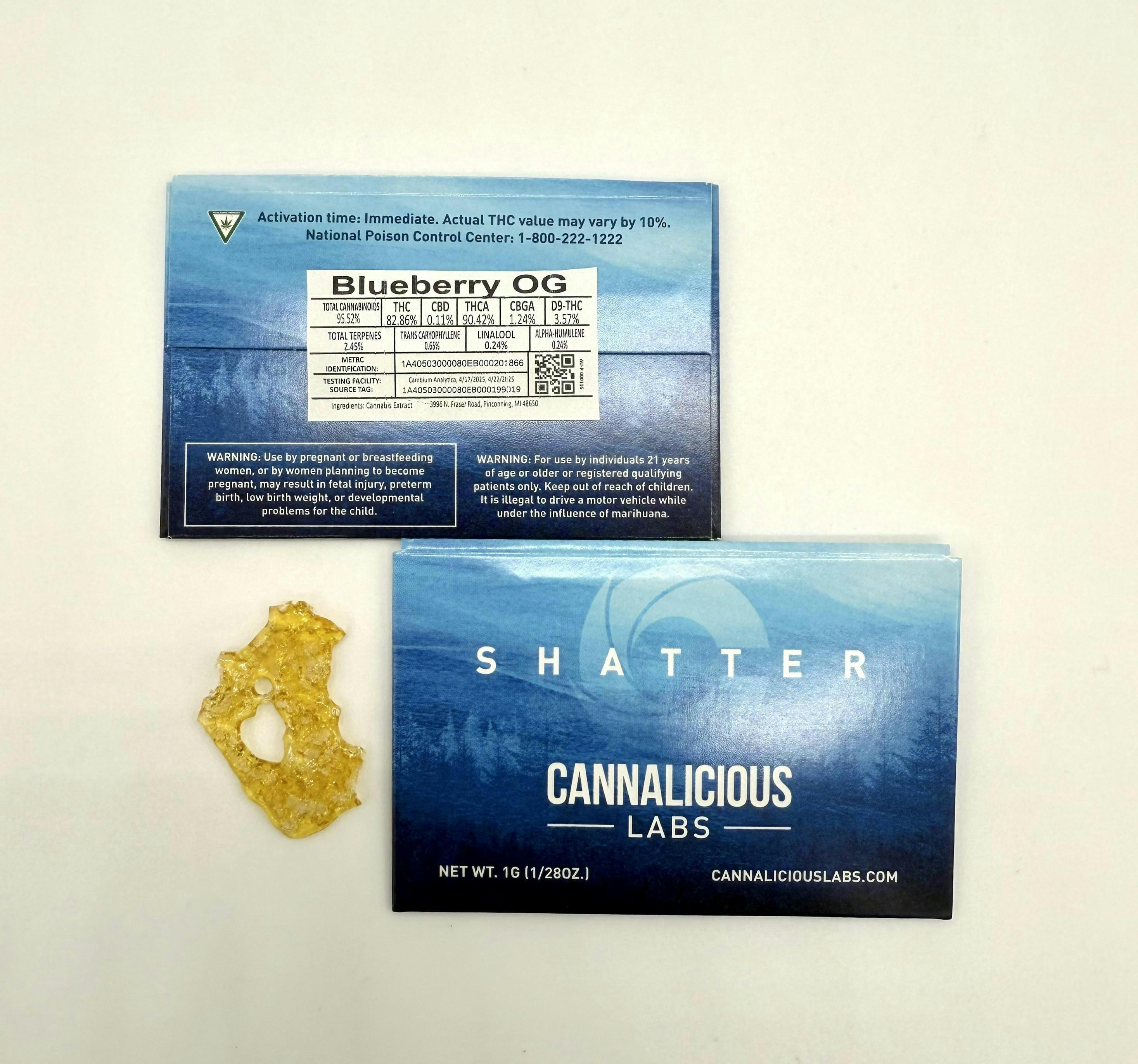 Blueberry OG | Shatter | 1g