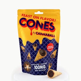 Dark Chocolate - Cones - 100mg