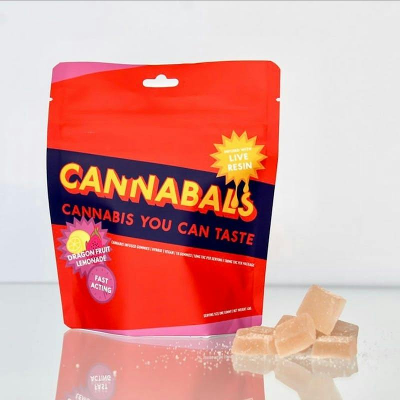 Dragonfruit Lemonade - Live Resin Gummies - 100mg by Cannabals