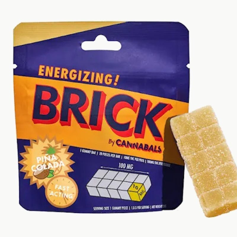 Pina Colada Live Resin Gummies | 100mg | 10ct | 10mg/ea by Cannabals