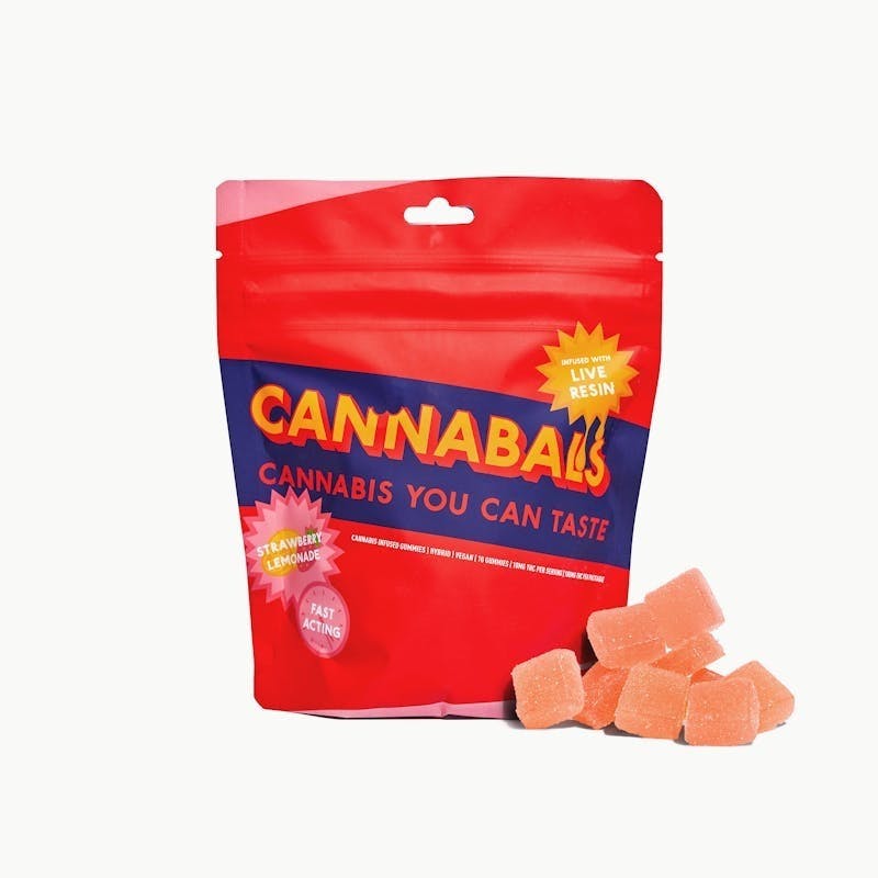 Strawberry Lemonade - Live Resin Gummies - 100mg