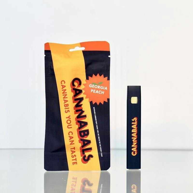 Georgia Peach - Disposable Vape Cartridge - 1 Gram by Cannabals