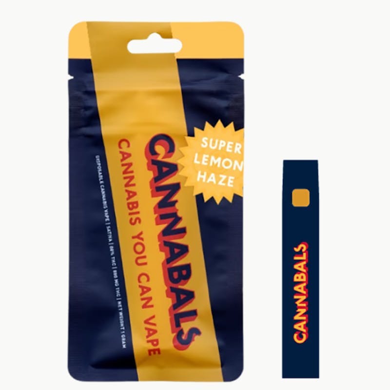 Super Lemon Haze - Disposable Vape Cartridge - 1 Gram by Cannabals