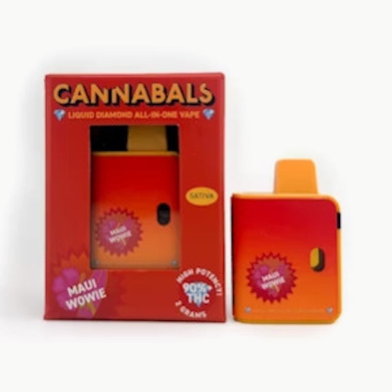 Maui Wowie - Liquid Diamonds Disposable Vape Cartridge - 2 Gram by Cannabals