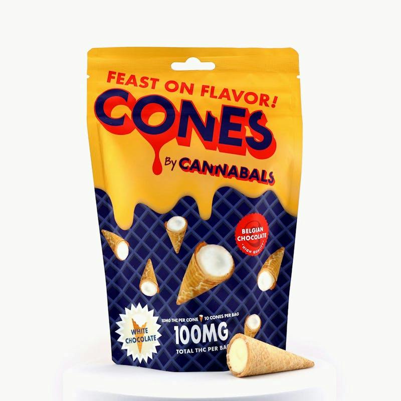 White Chocolate - Cones - 100mg by Cannabals