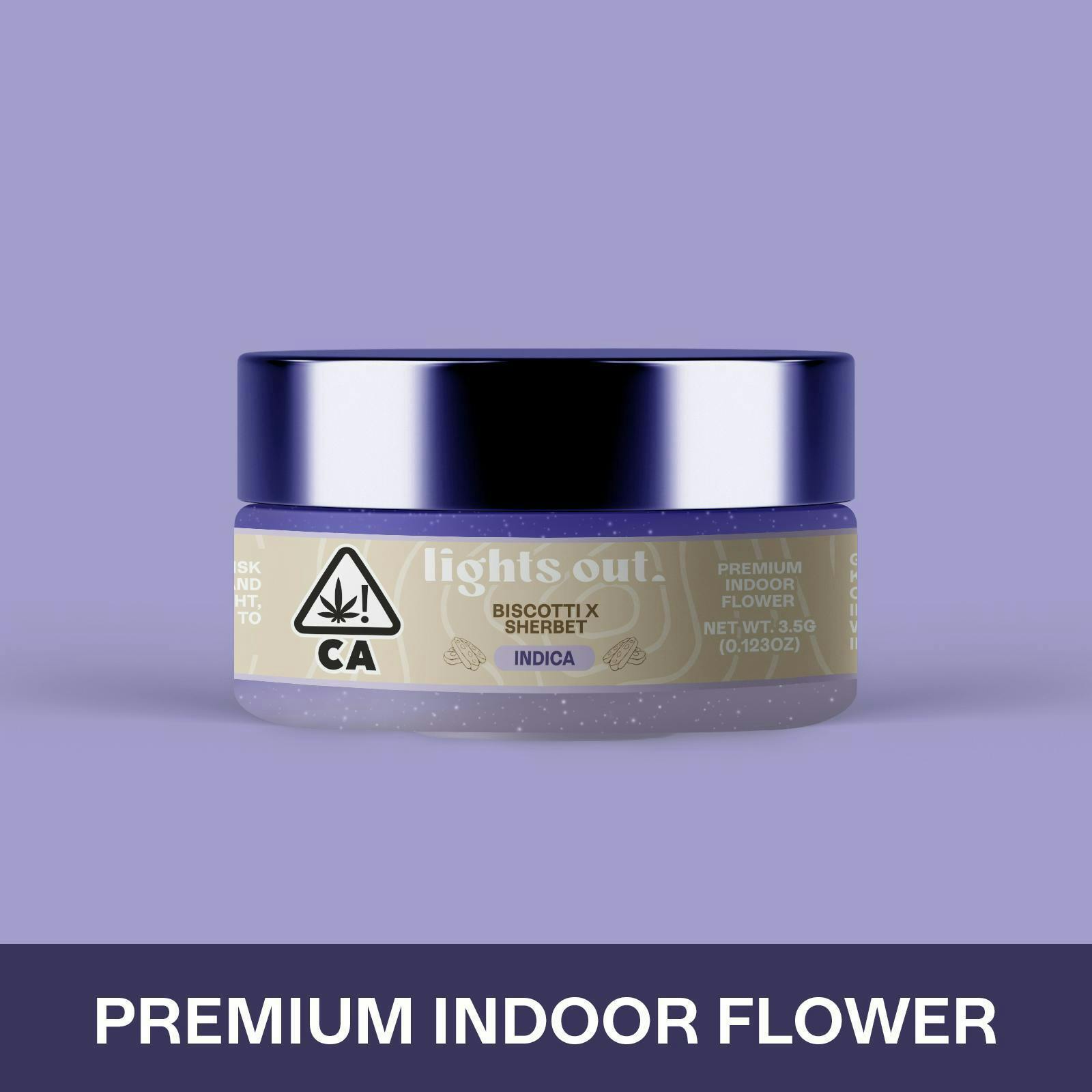 Biscotti x Sherbet (Indica) Flower 3.5g