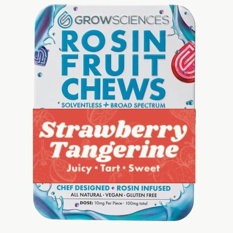 Strawberry Tangerine Rosin Fruit Chews (100mg)