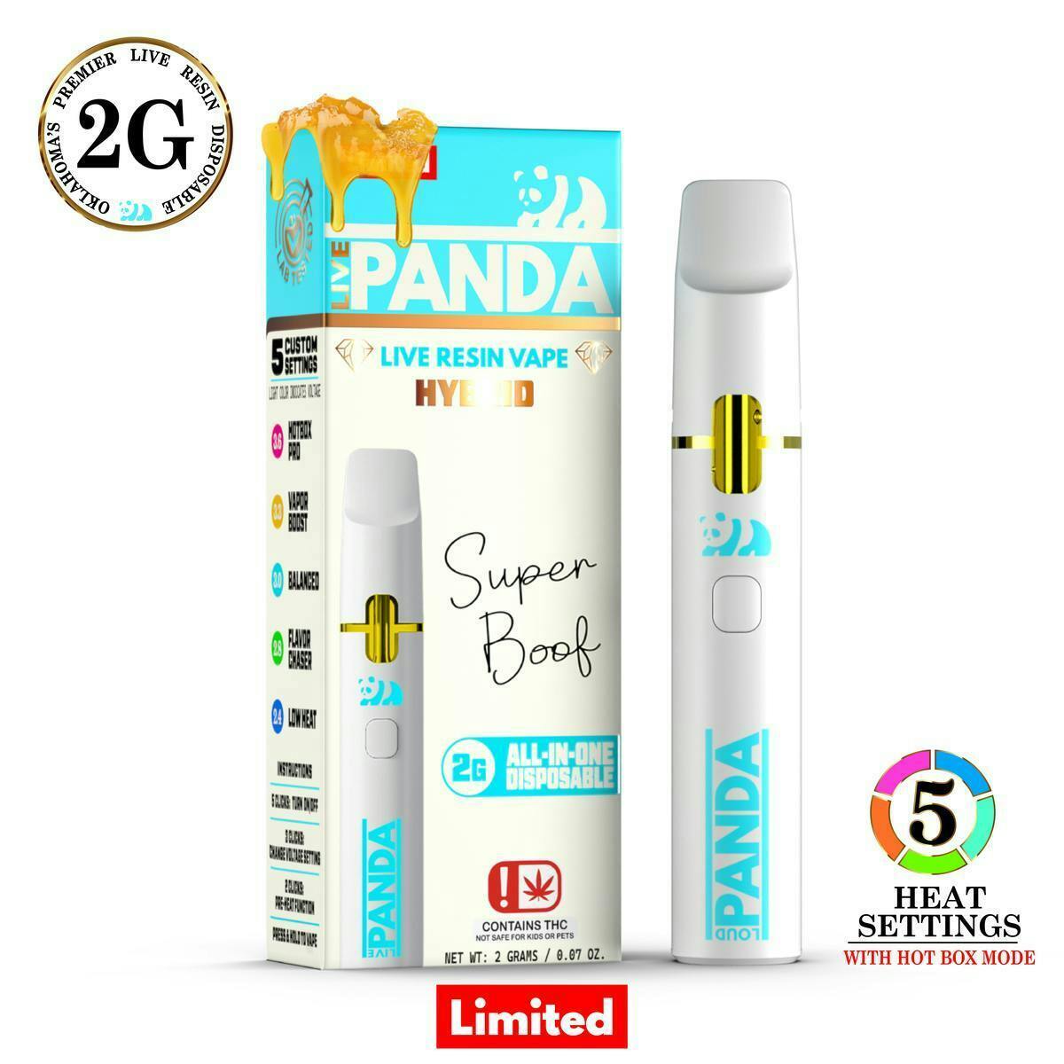 Super Boof | Live Panda Disposable | 2g - Loud Panda